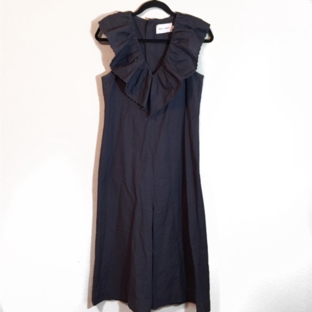 Anthropologie Maria Stanley Cascada Jumpsuit Gray